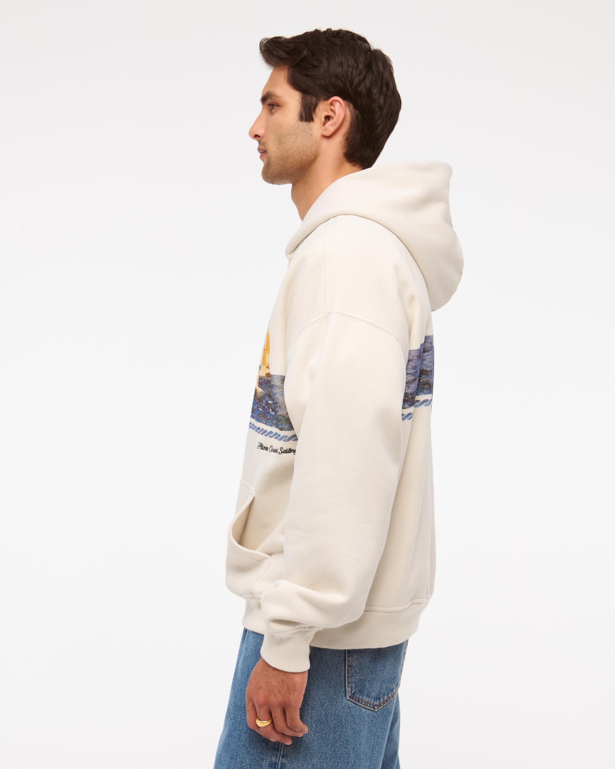 Nautical Graphic Popover Hoodie Product Image