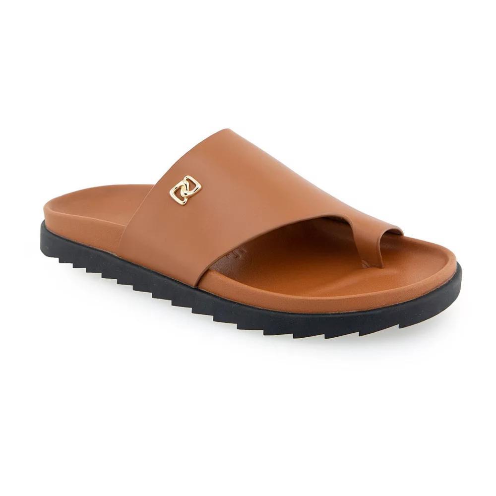 Aerosoles Laurel Women's Hooded Thong Slide Sandals, Size: 7 Medium, Leather Product Image