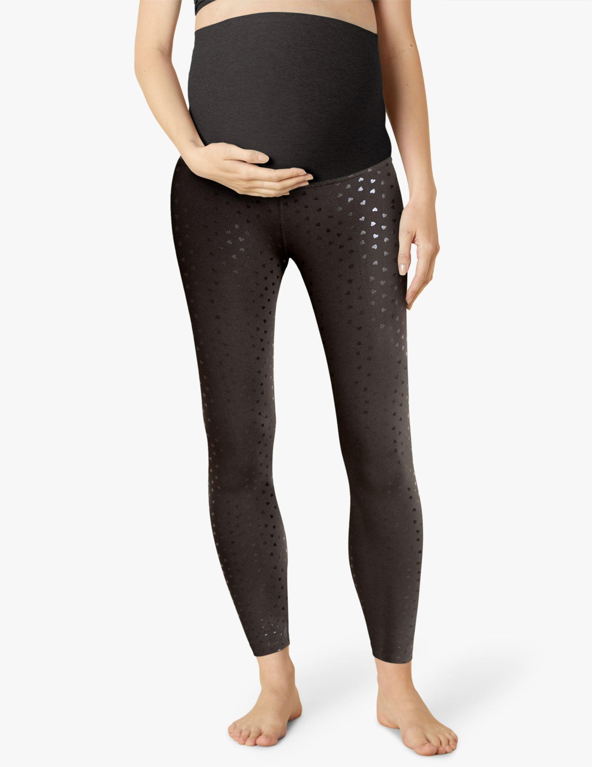 Hearts PowerShine High Waisted Maternity Midi Legging Product Image