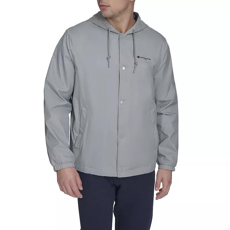 Men's Champion® Rain Coach Jacket, Size: Small, Gray Product Image