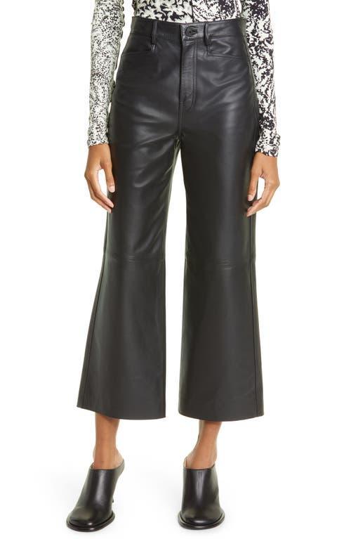 Womens Lightweight Leather Culottes Product Image