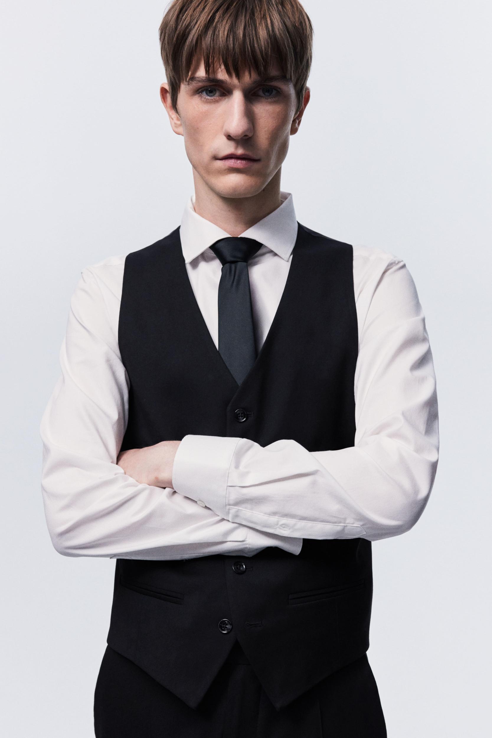 Slim-Fit Suit Vest Product Image