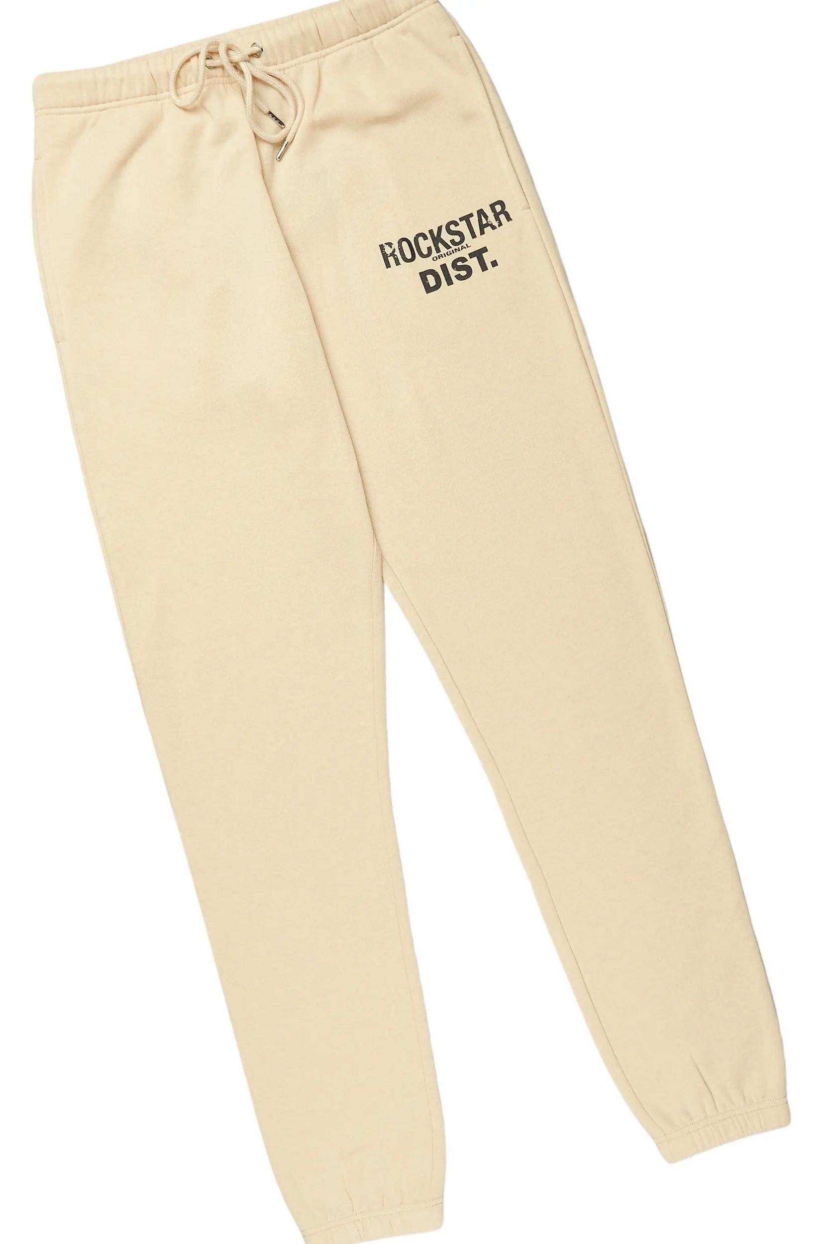 Lake Beige Relaxed Fit Track Set Male Product Image
