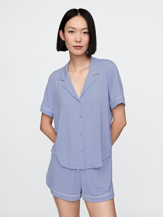 Modal Pajama Shirt Product Image