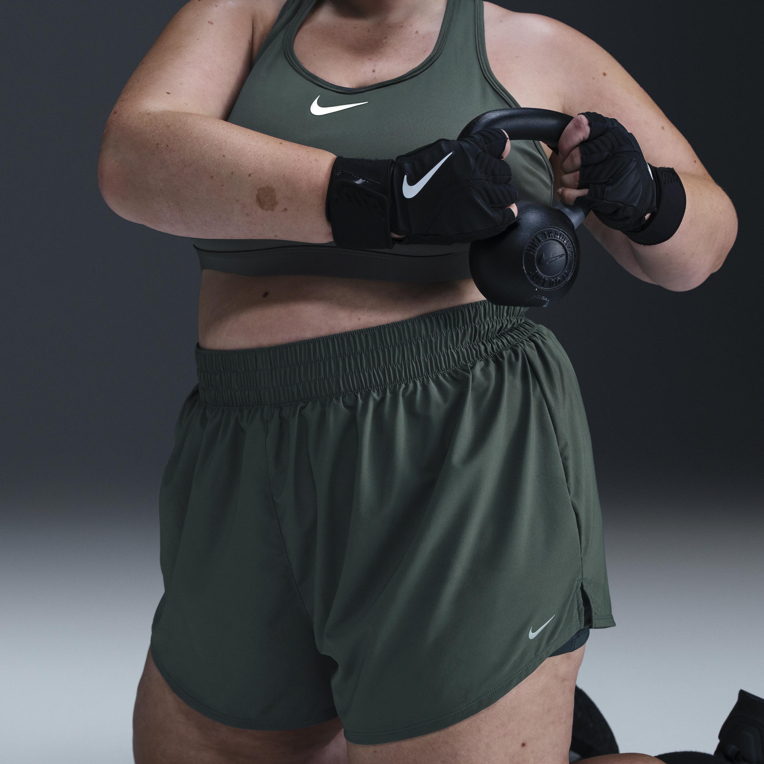 Nike Women's Dri-FIT One High-Waisted 3" 2-in-1 Shorts (Plus Size) Product Image