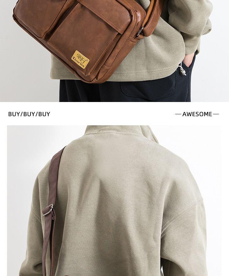 Faux-Leather Crossbody Bag Product Image