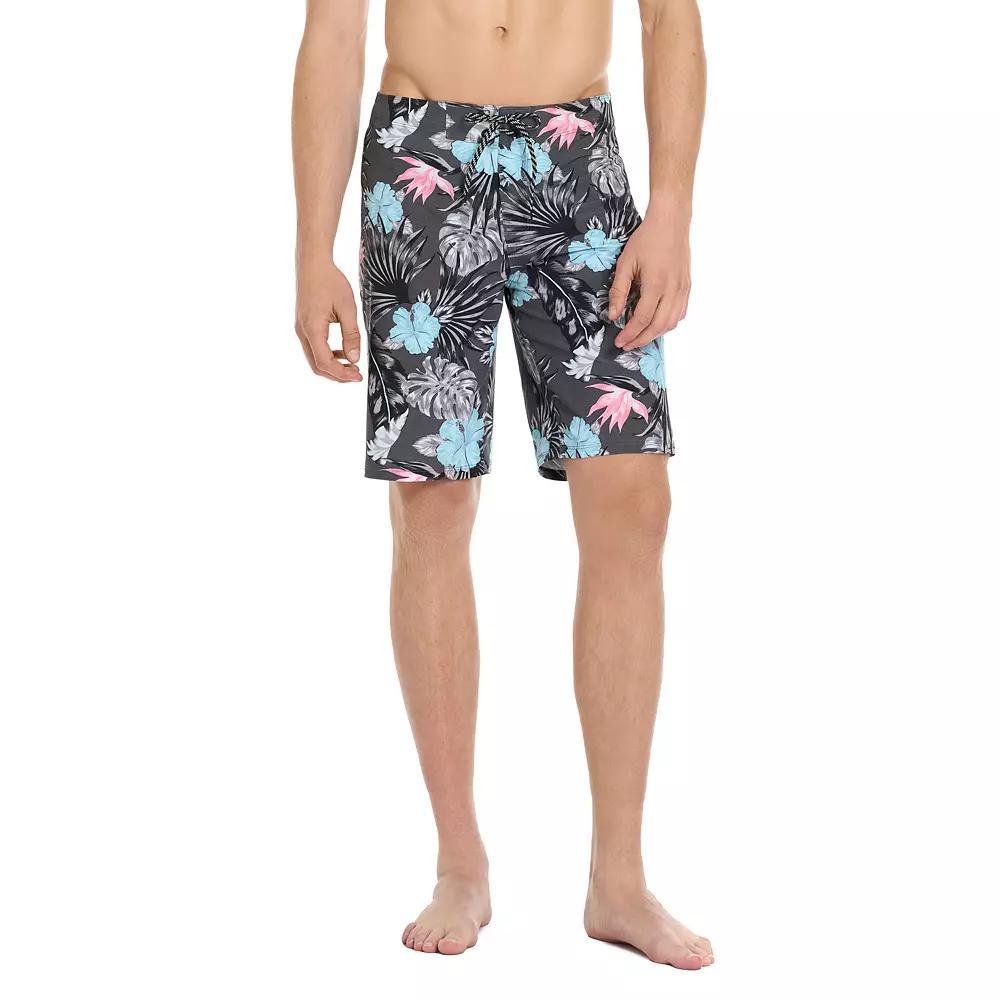 Men's Hurley 9.5" Printed Boardshorts, Size: 30, Dark Grey Grey Product Image