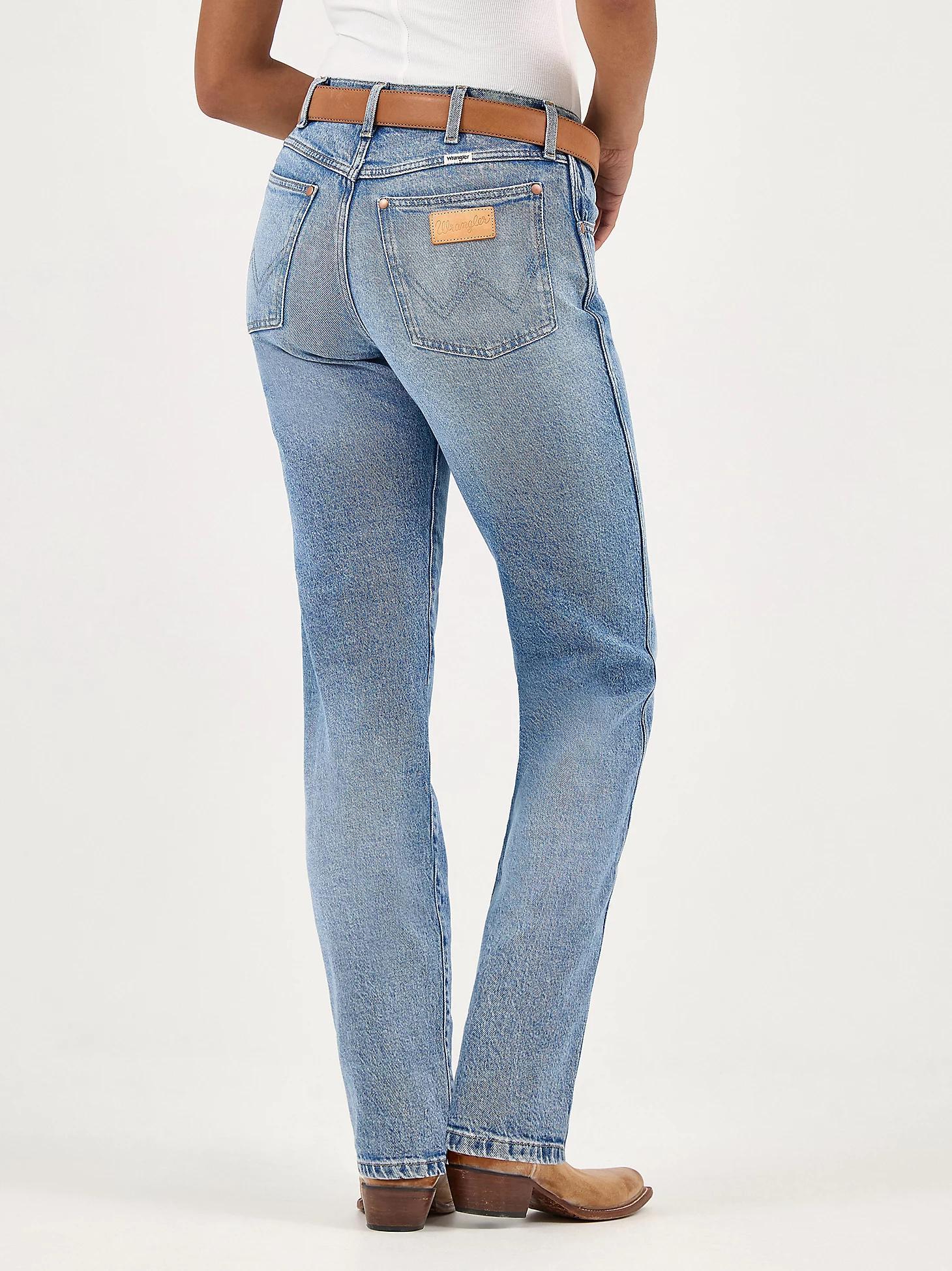 Women's Sunset Mid Rise Straight Jean | Women's JEANS | Wrangler® Product Image