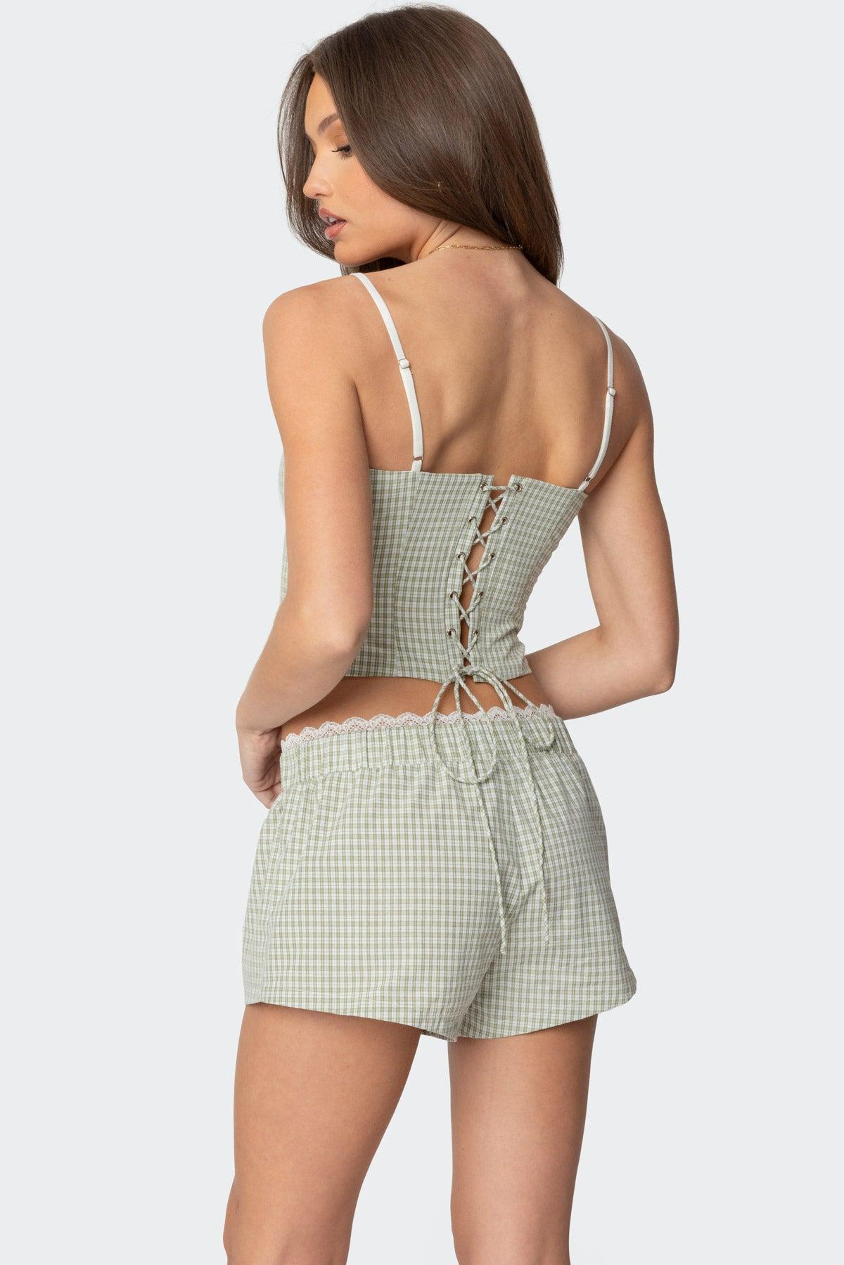 Lenorah Layered Gingham Top Product Image