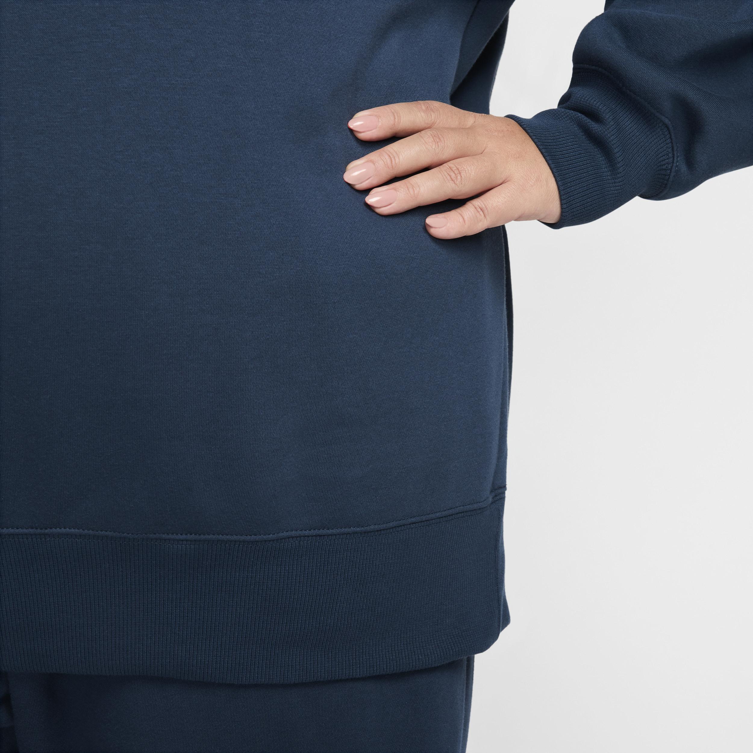 Women's Nike Sportswear Phoenix Fleece Oversized Crew-Neck Sweatshirt (Plus Size) Product Image