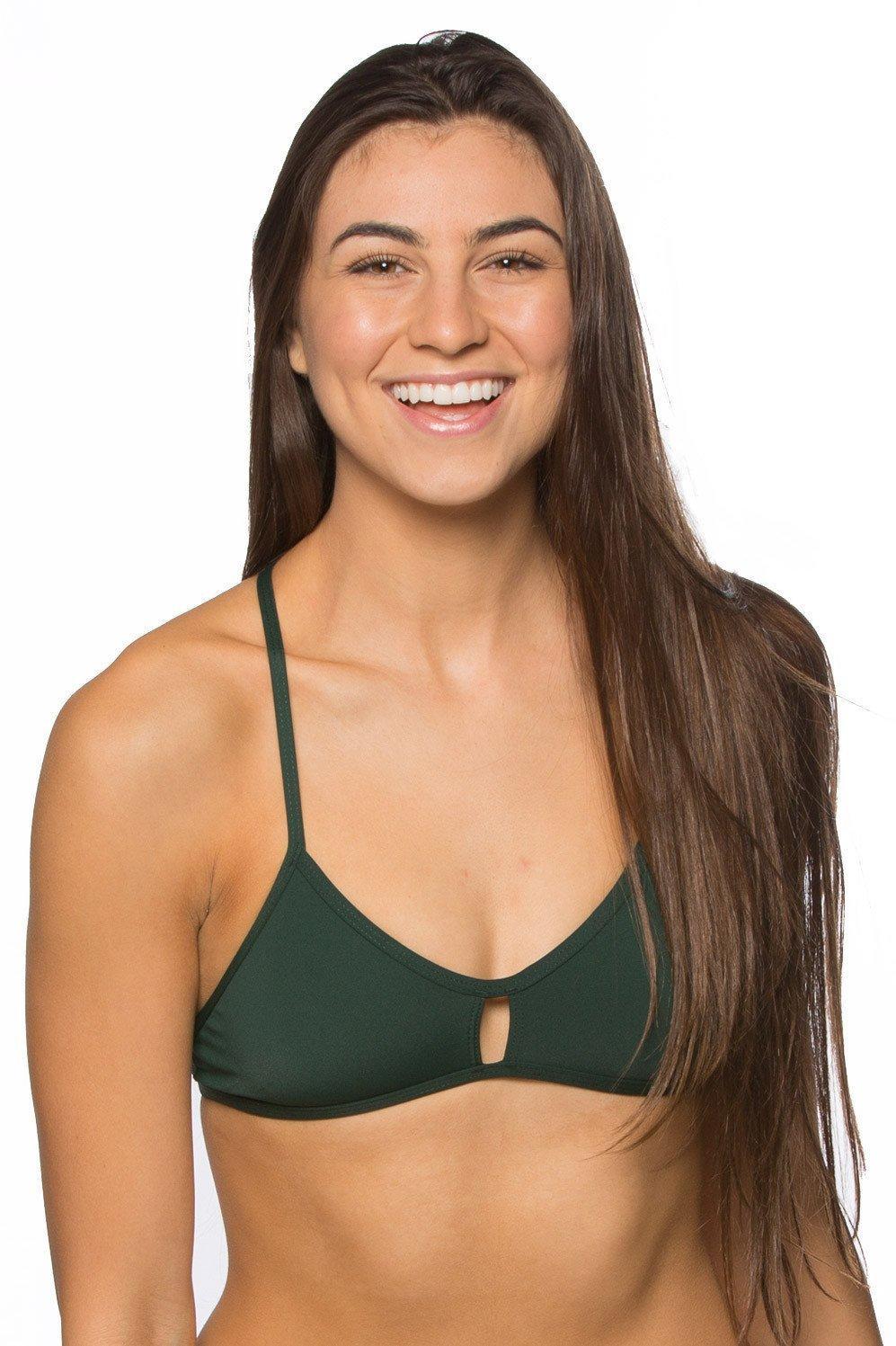 Vent Bikini Top - Pine Female Product Image