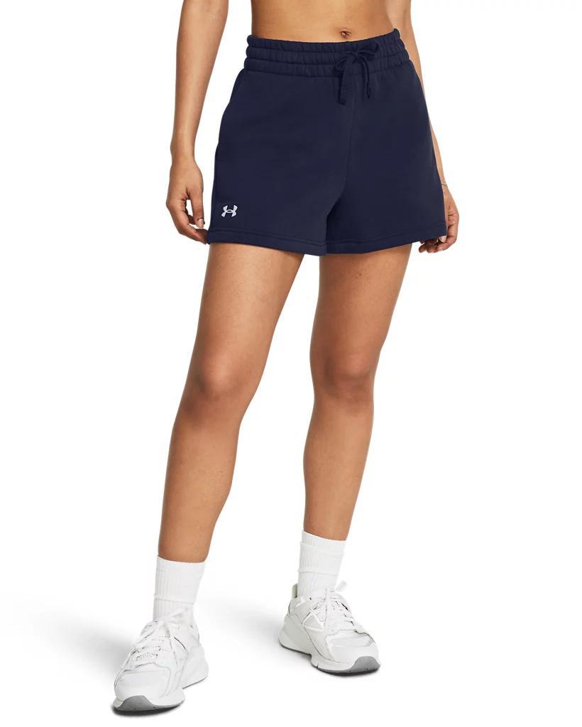 UA Rival Fleece Womens 3.5 Shorts Product Image