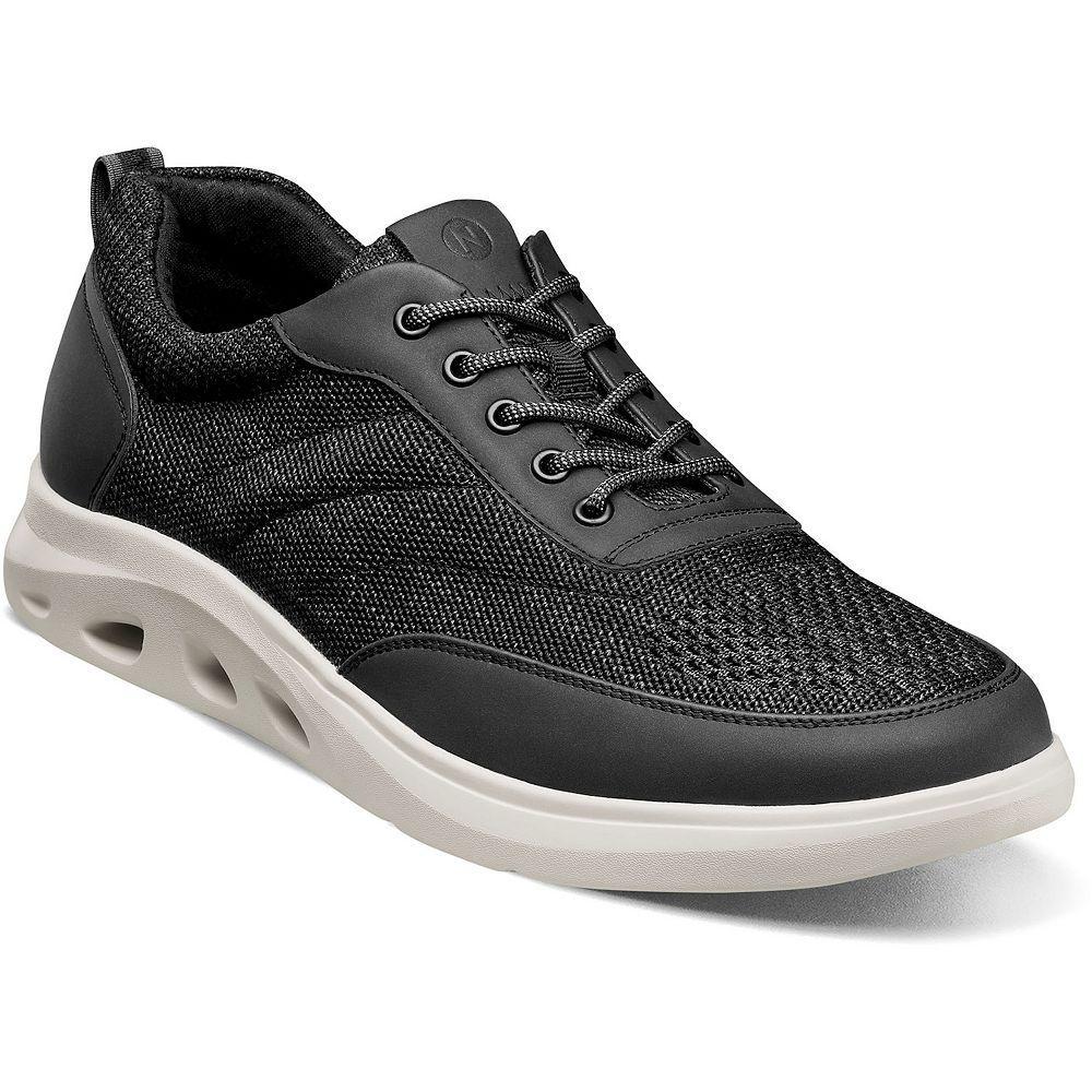 Nunn Bush® Ponte Men's Knit Moc Toe Sneakers, Size: 8 Wide, Black Product Image