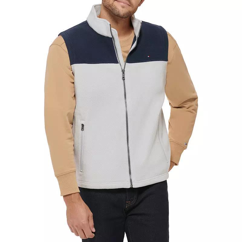 Men's Tommy Hilfiger Fleece Vest, Size: Small, Red Product Image