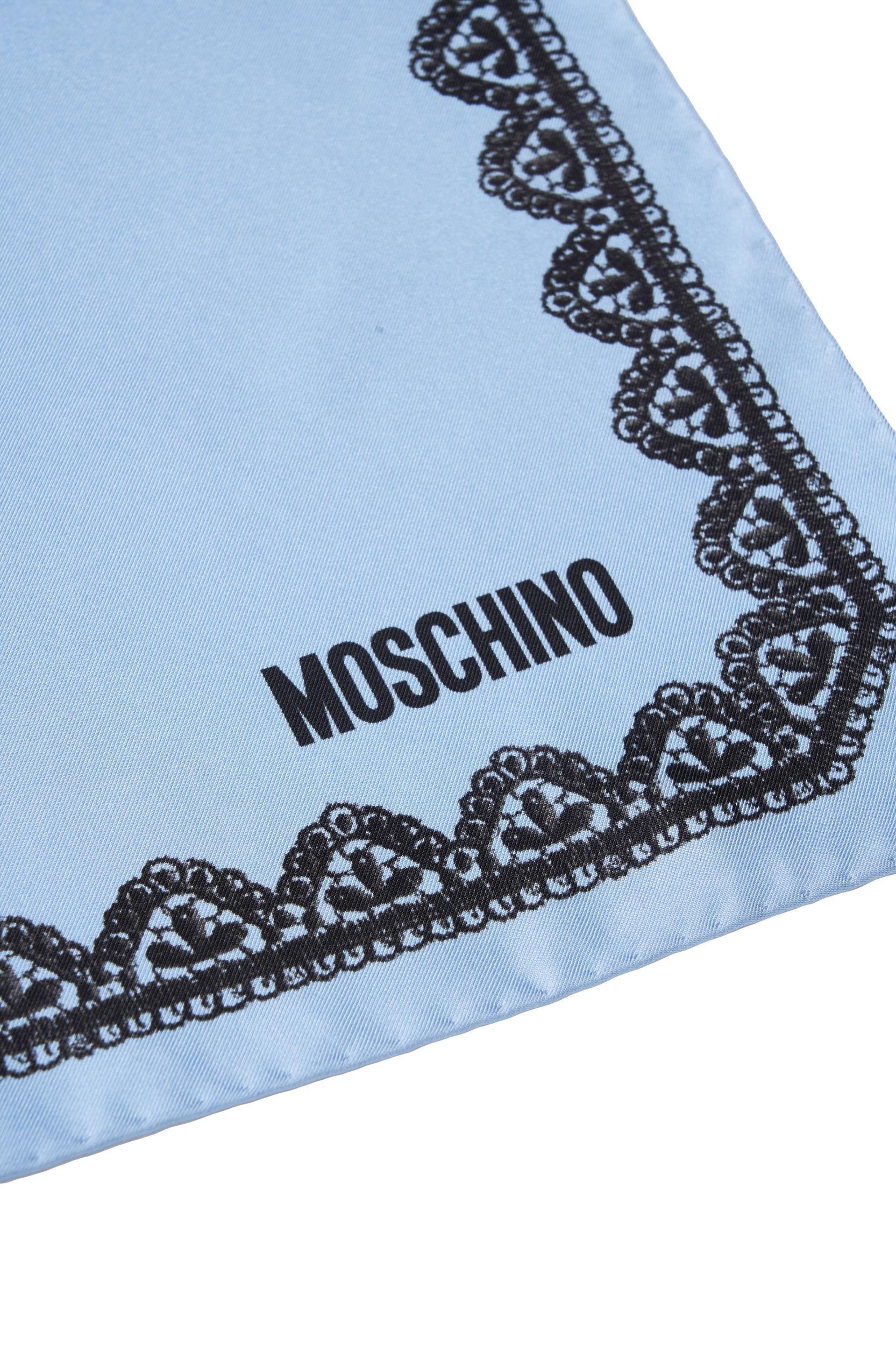 Silk scarf with lace pattern Product Image