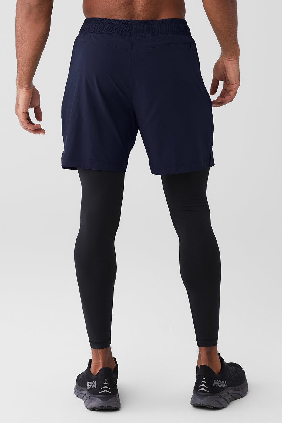 Alo Yoga | Stability 2 In 1 Pants Blue, Size: 2XL Product Image