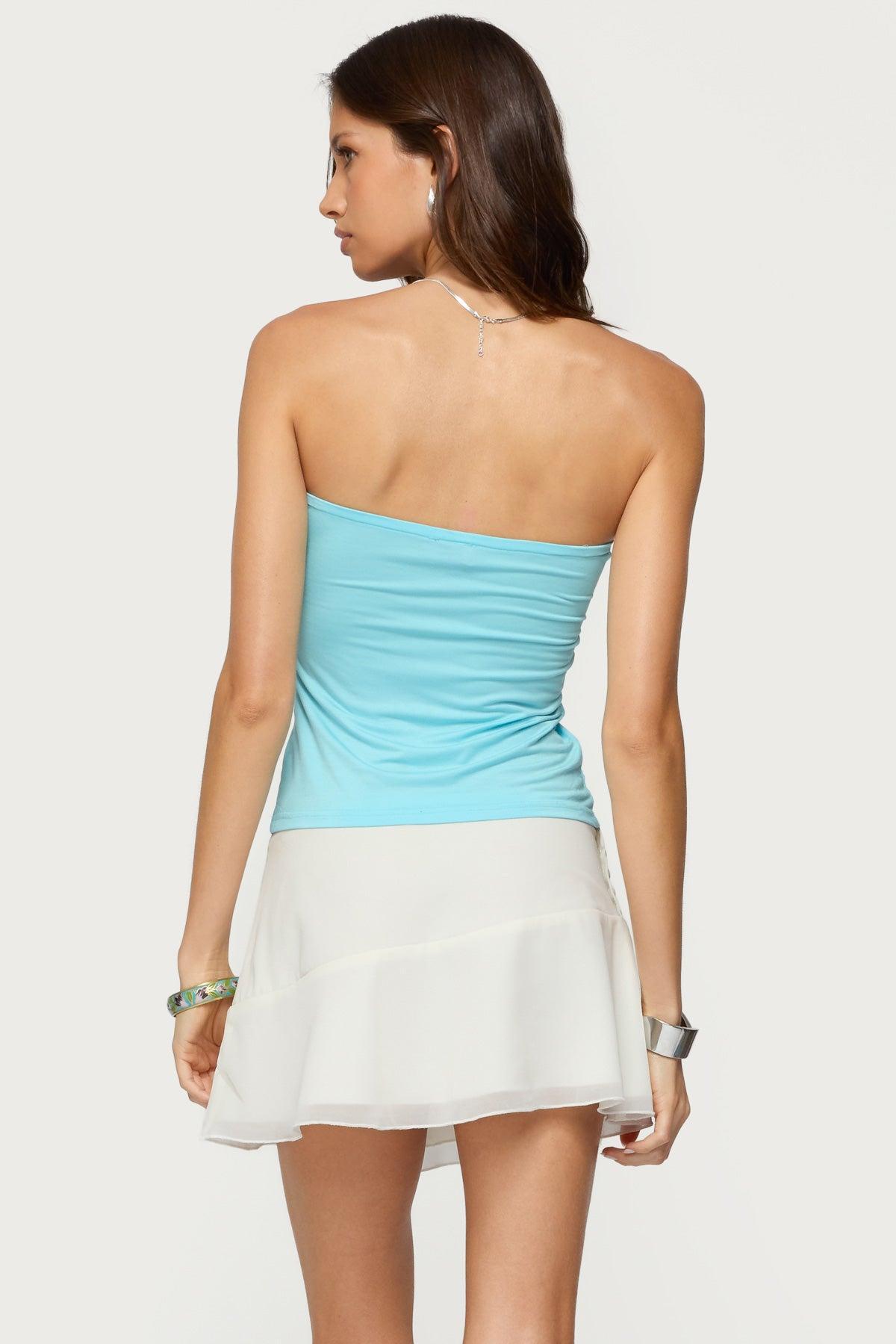 Seaborn Strapless Twist Front Top Product Image