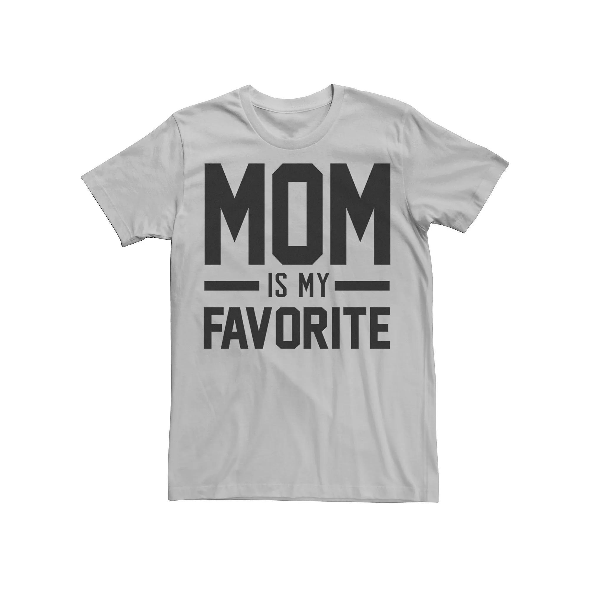 Men's Fifth Sun "Mom Is My Favorite" Tee, Size: Small, Silver Product Image