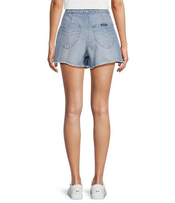 Rolla's Layla High Rise Sunshine Blue Denim Skort Product Image