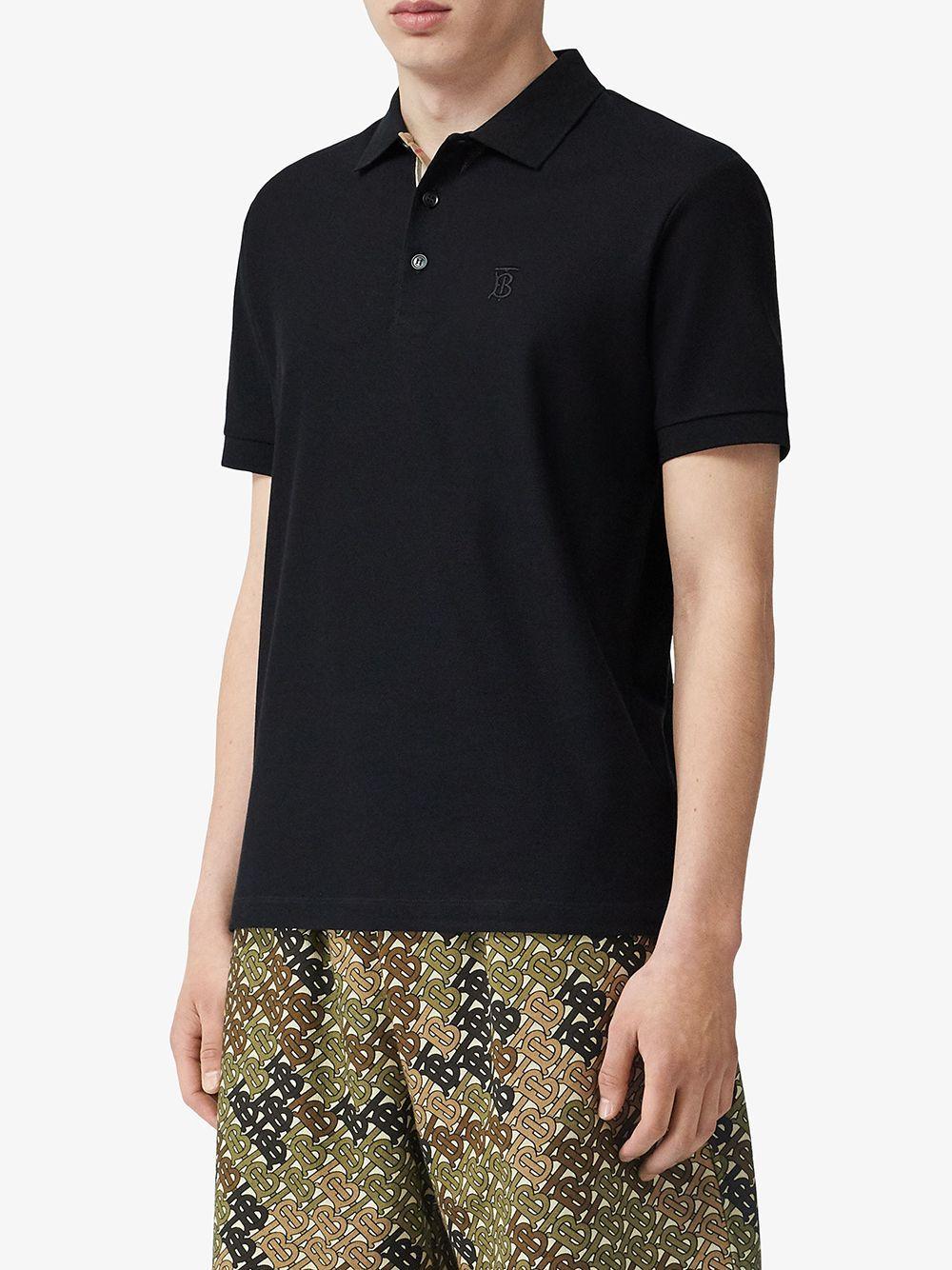 Monogram Motif Cotton Piqué Polo Shirt Product Image