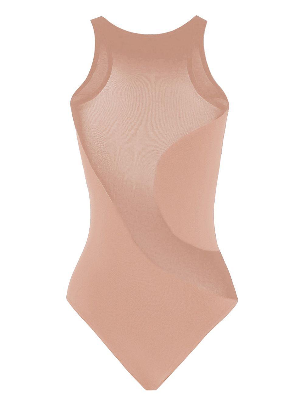 Satin Sheer bodysuit Product Image