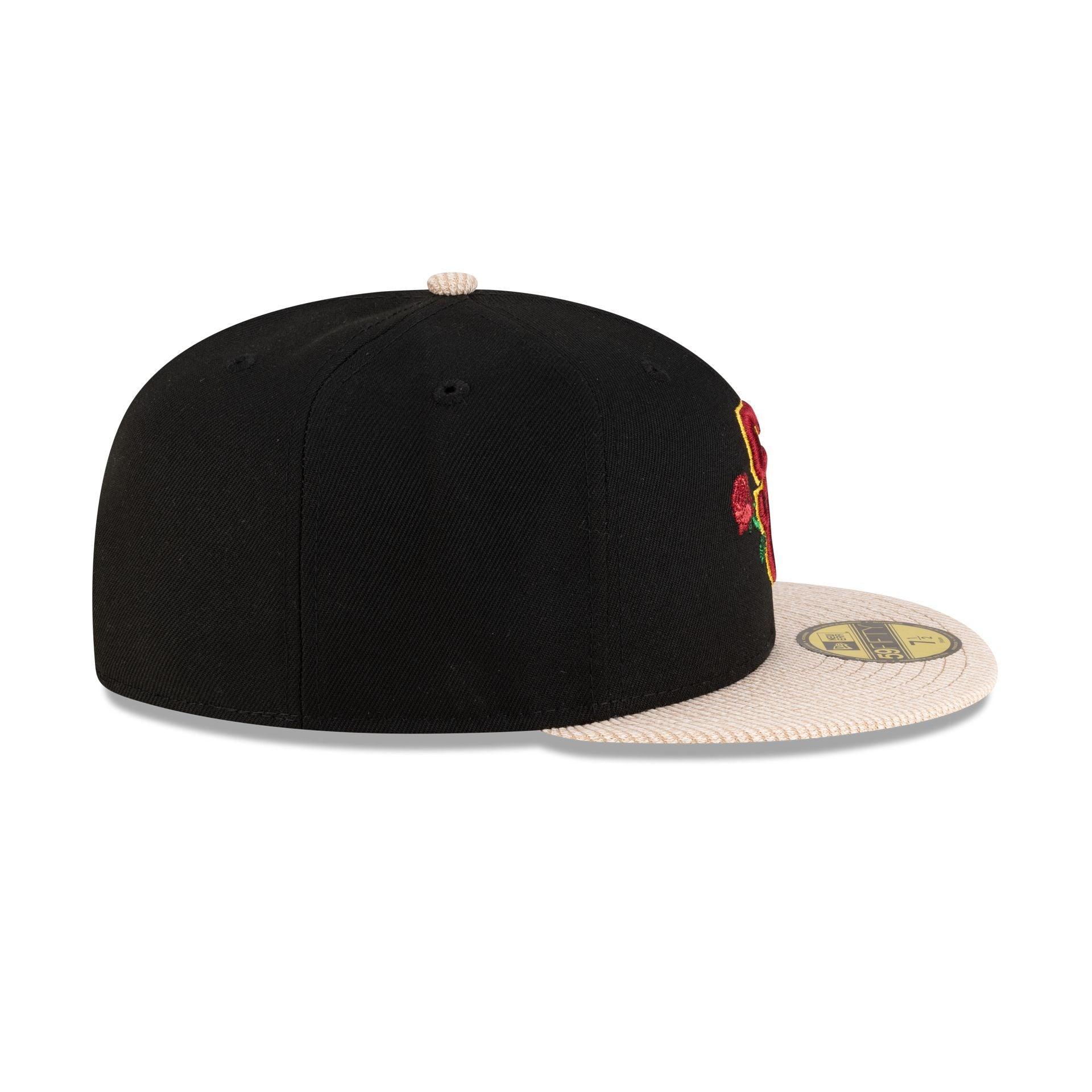 USC Trojans Black Terry 59FIFTY Fitted Hat Male Product Image