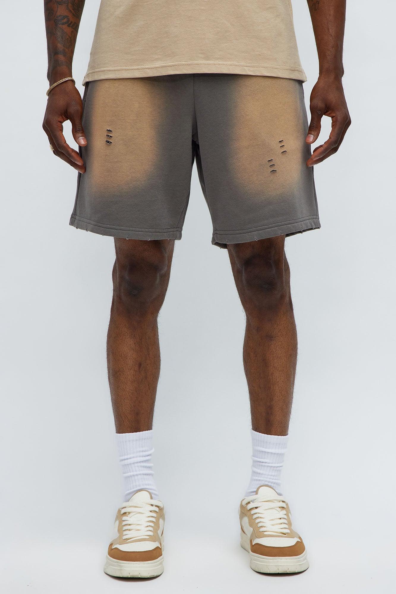 Tyson Dont Fade Relaxed Shorts - Grey Product Image