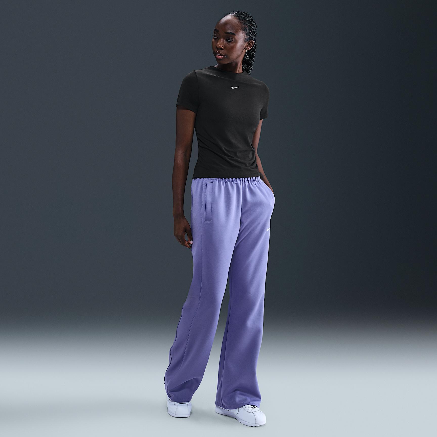 Nike Sportswear Chill Knit Women's Tight Short-Sleeve Mock-Neck Top Product Image