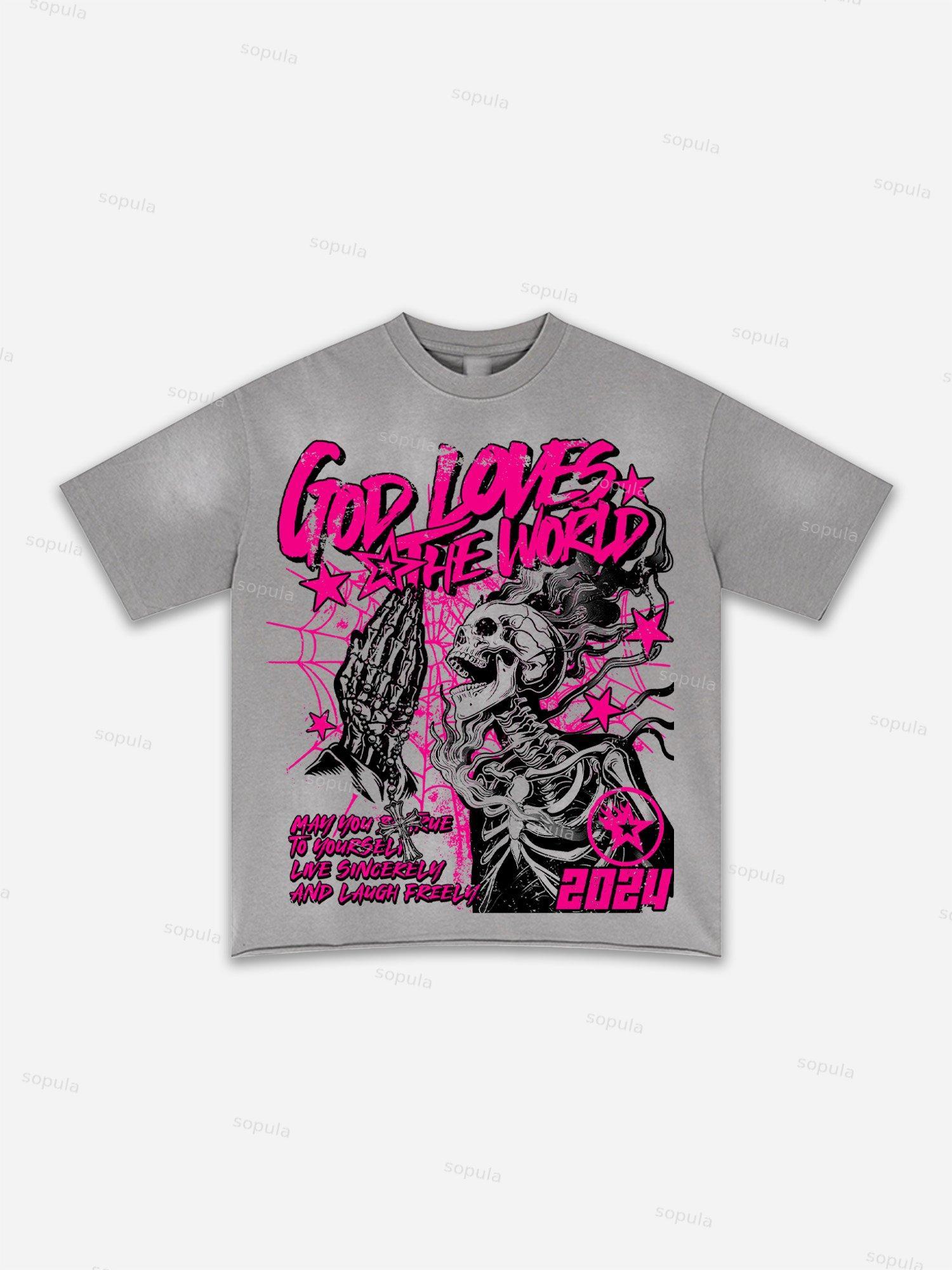 Coors Banquet Rodeo Print Washed T-shirt Product Image
