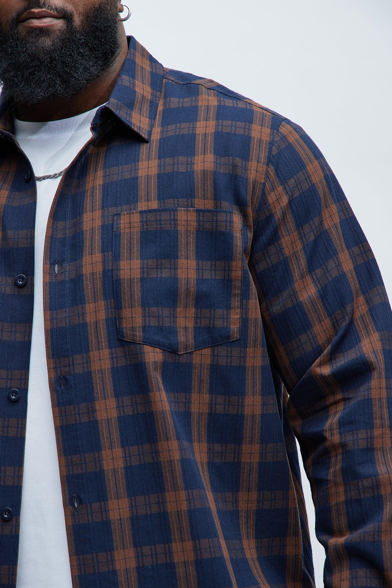Edgar Plaid Shirt - Brown Combo Product Image