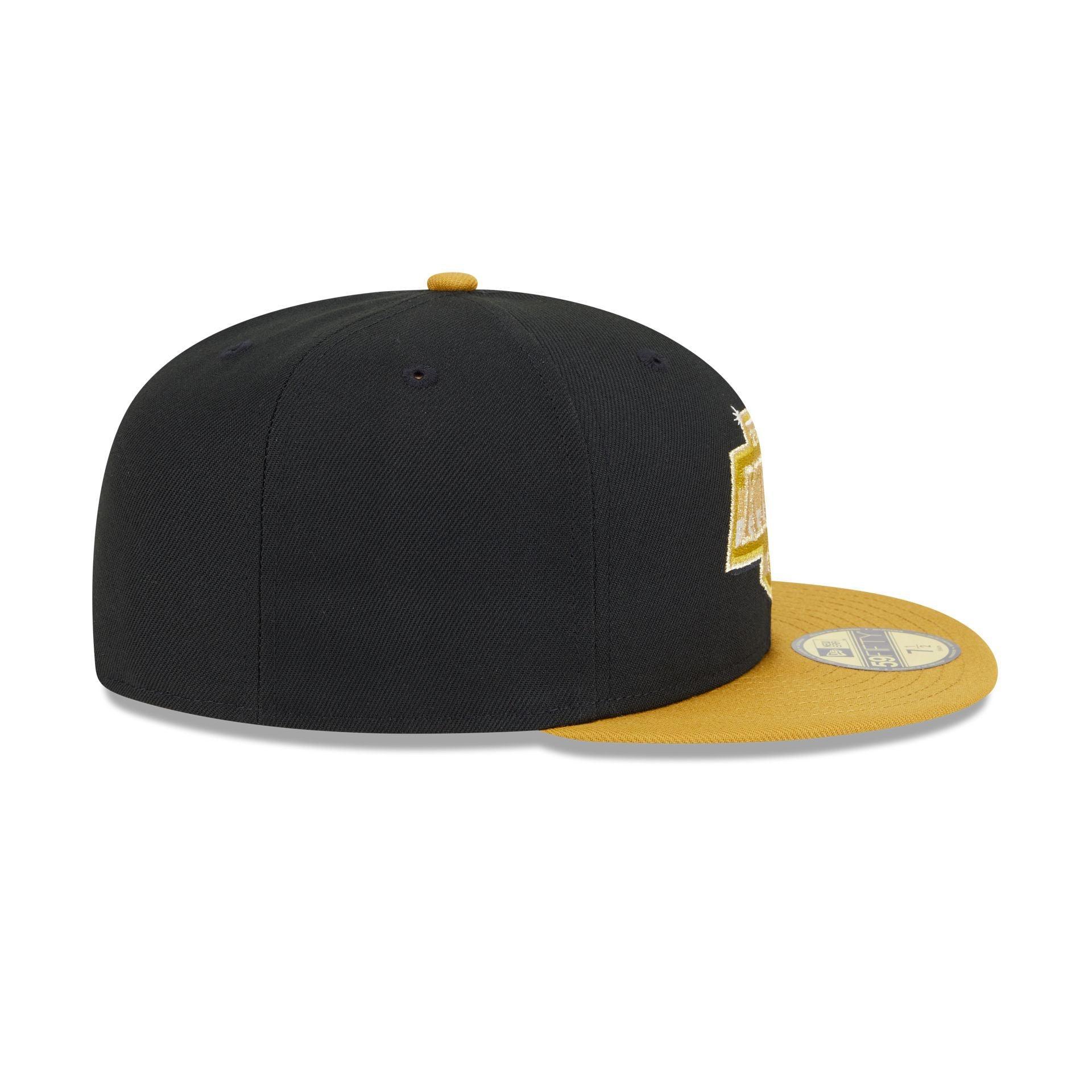 Seattle Mariners Metallic Gold Logo 59FIFTY Fitted Hat Male Product Image