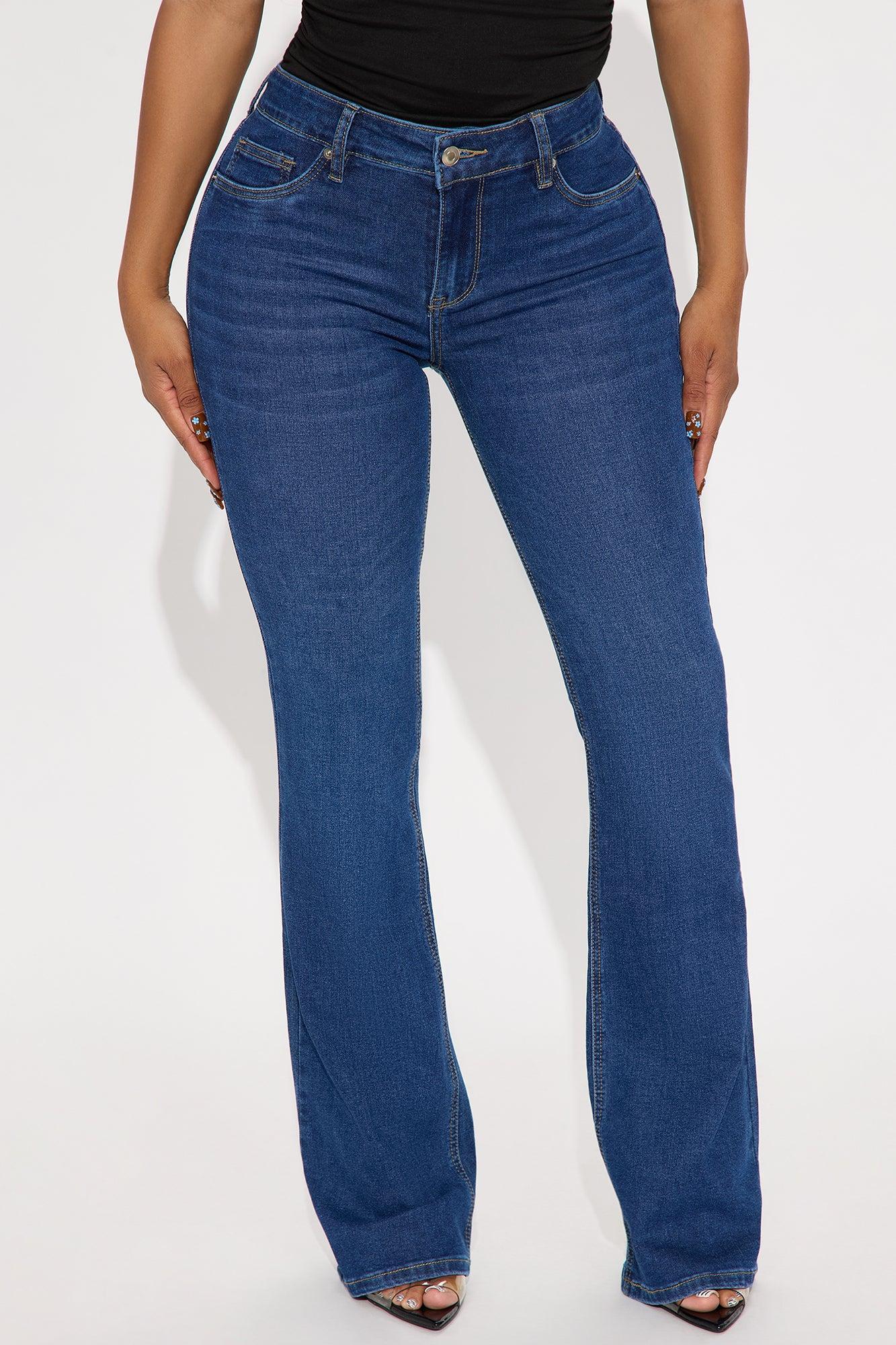 Best Ever Low Rise Flare Jeans - Dark Wash Product Image