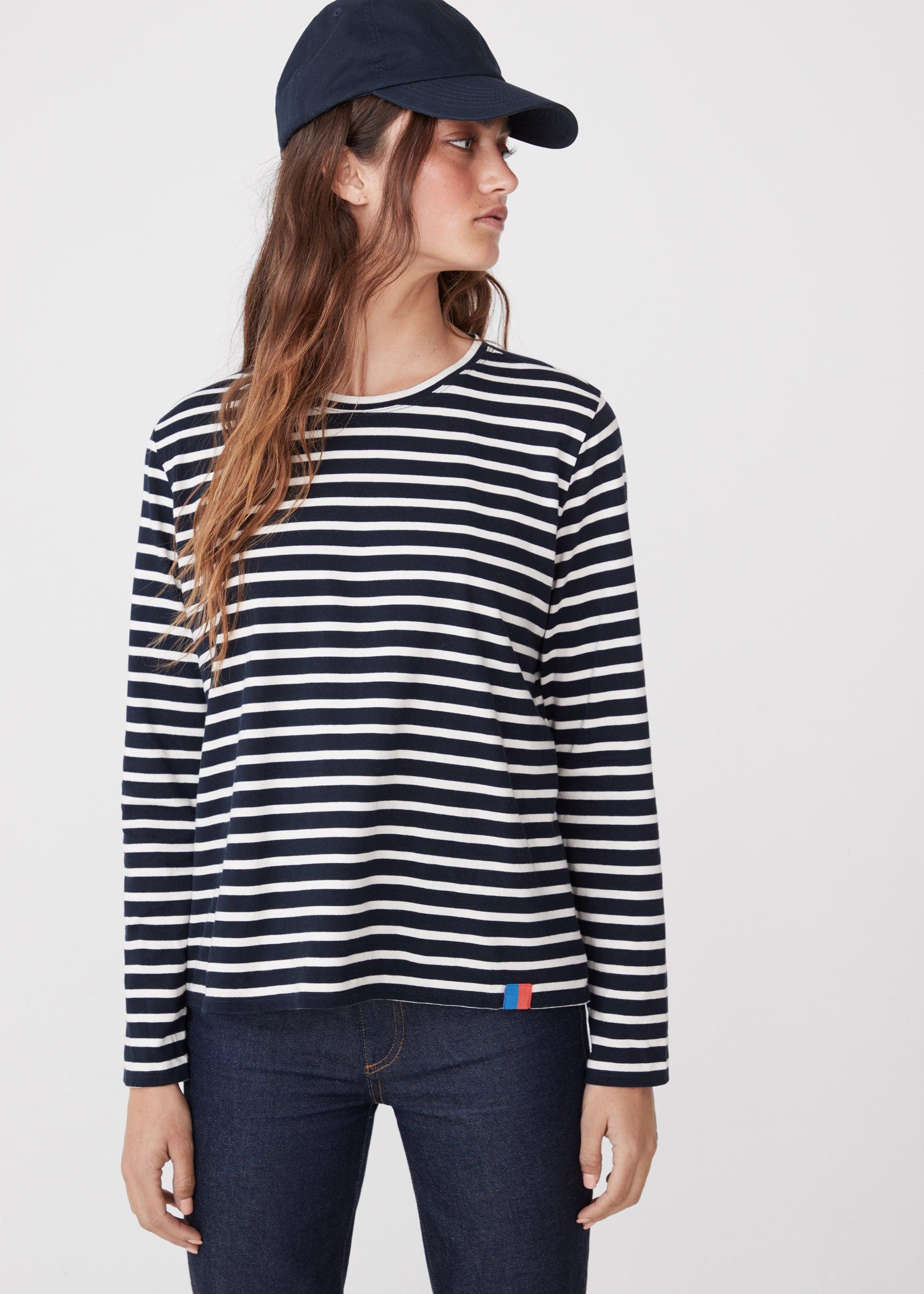 The Modern Long - Navy/Cream Female Product Image