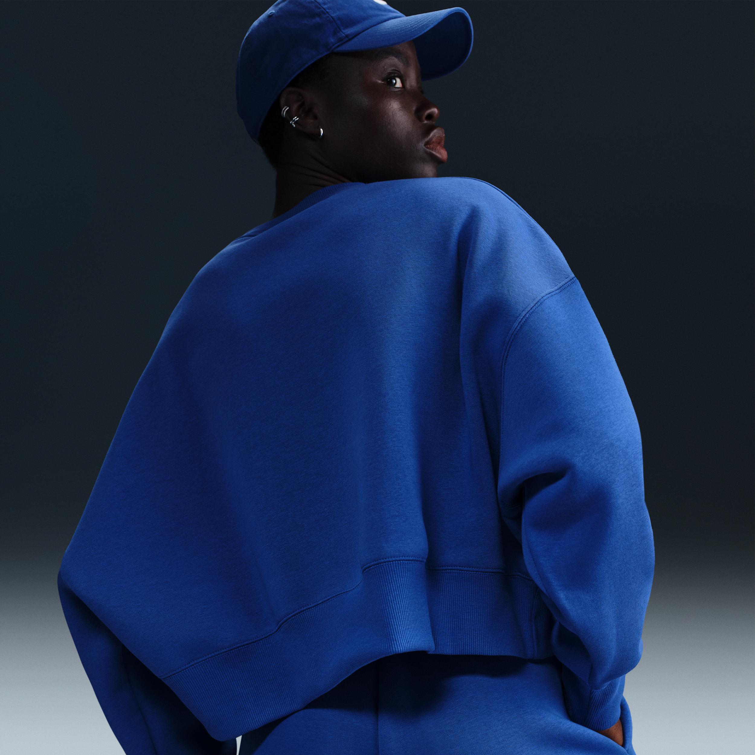 Nike Womens Sportswear Phoenix Fleece Oversized Crewneck Sweatshirt Product Image