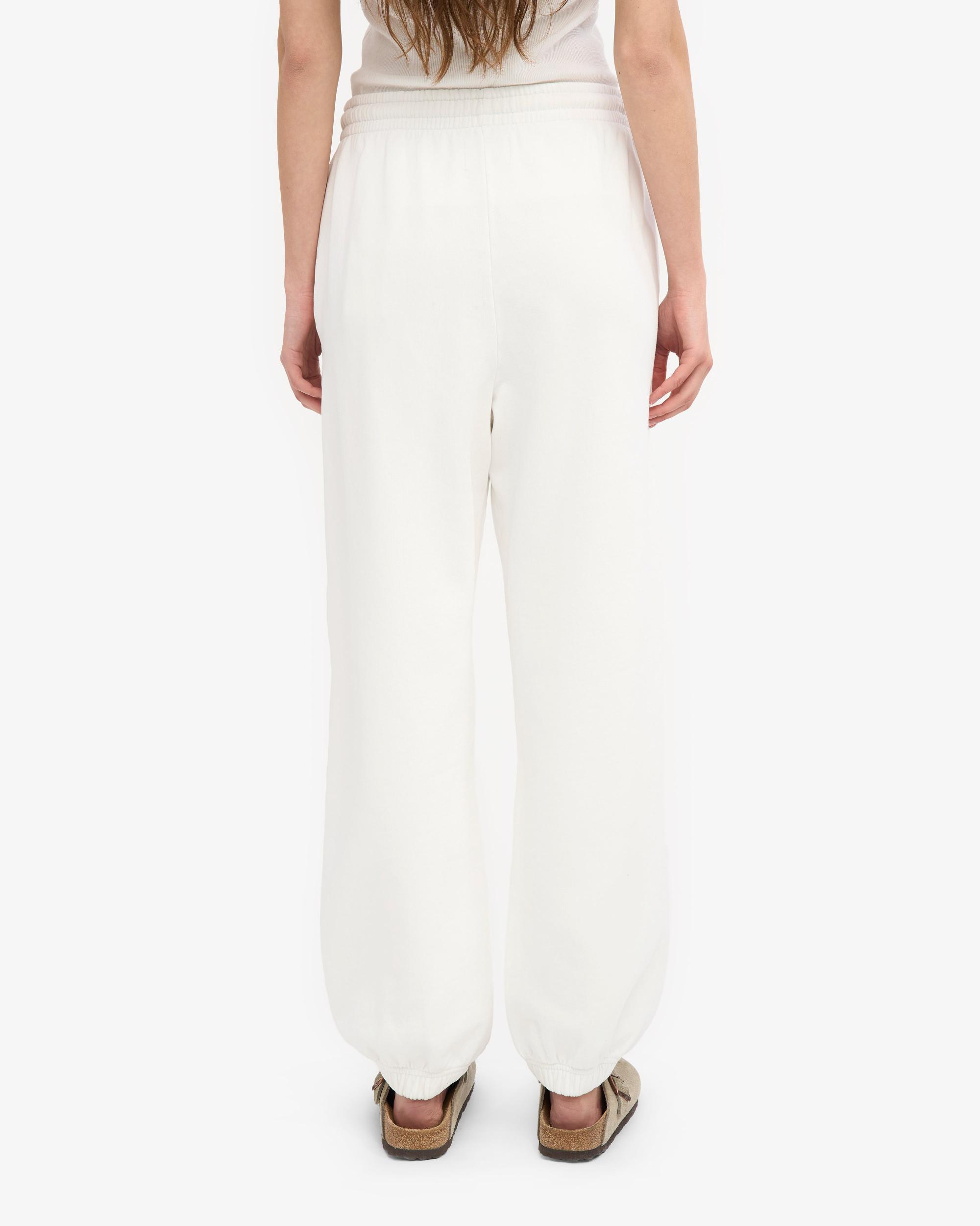 Organic Relaxed Sweatpants - Optical White Product Image