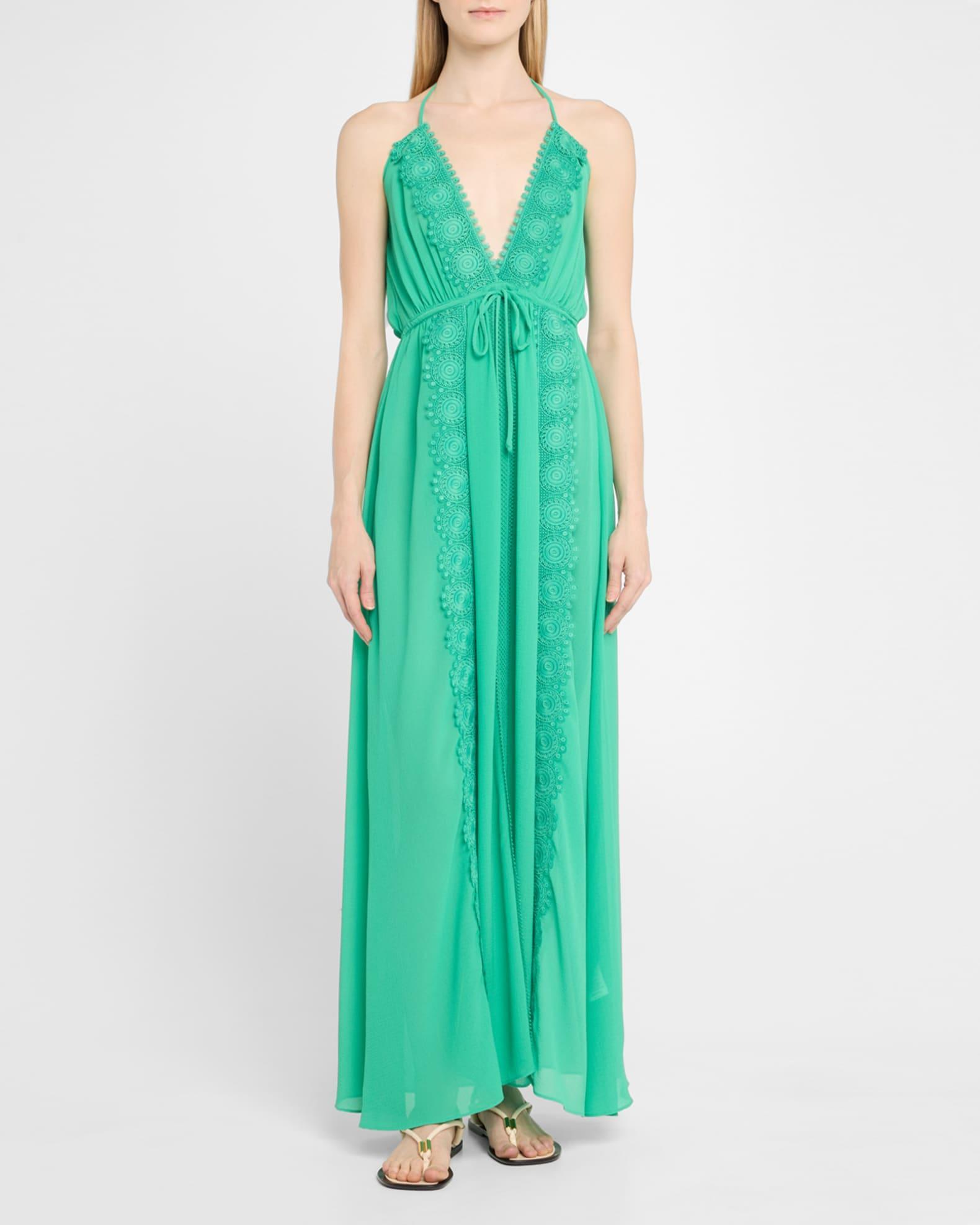 Nikole Embroidered Maxi Dress Product Image