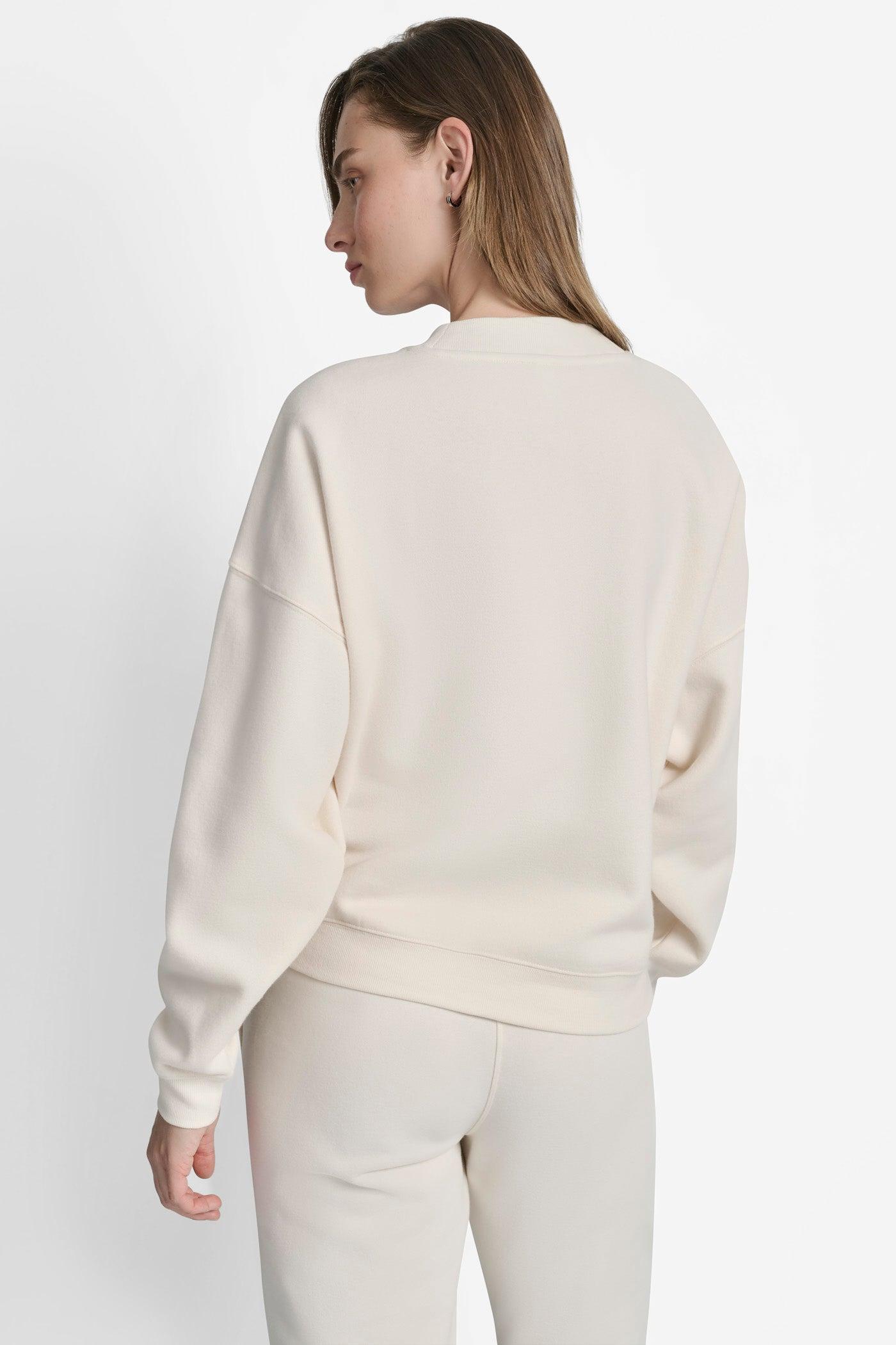 HD SILICONE LOGO CREW NECK PULLOVER WITH V INSET Product Image