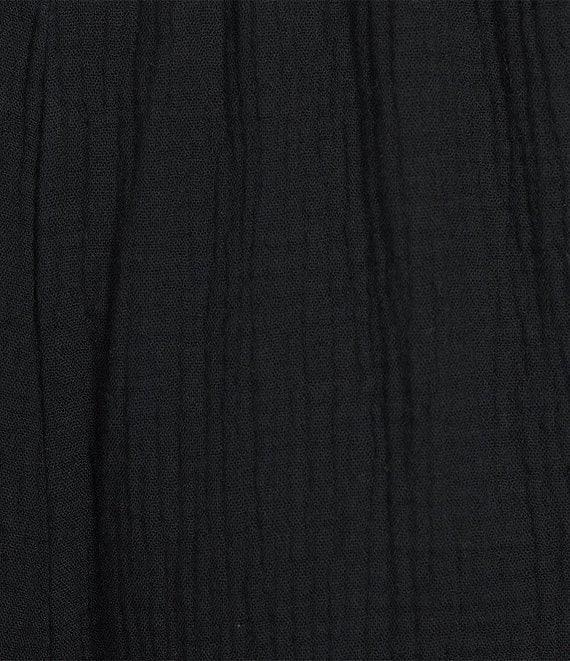 Bryn Walker Plus Cas Gauze Elastic Waist Wide Leg Cop Pants Product Image