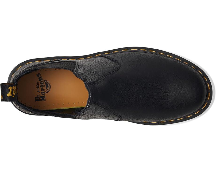 2976 Yellow Stitch Smooth Leather Chelsea Boots Product Image