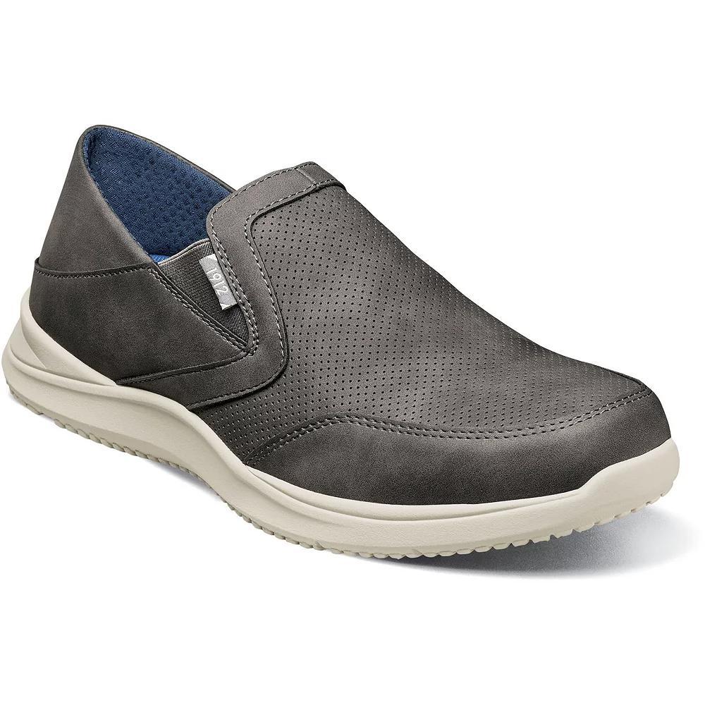 Nunn Bush® Conway EZ Men's Moc Toe Slip-On Shoes, Size: 8, Grey Product Image
