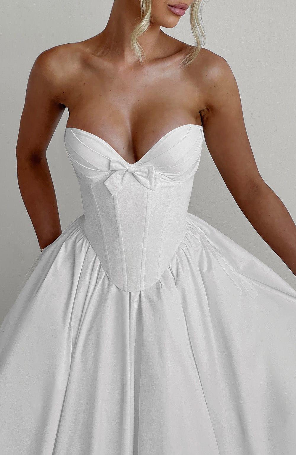 Prim Midi Dress - Ivory Product Image