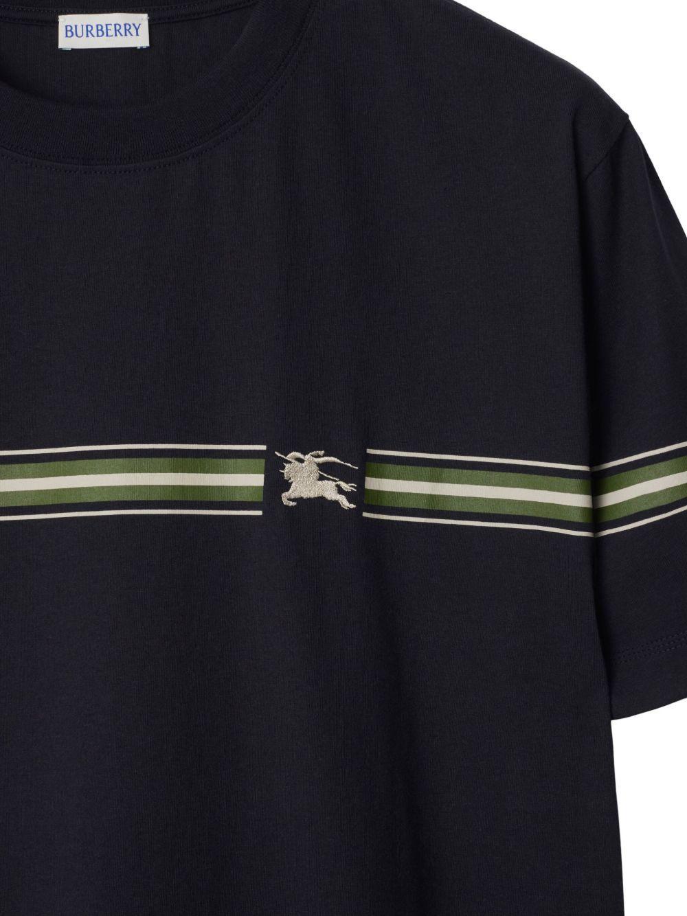 striped cotton T-shirt Product Image