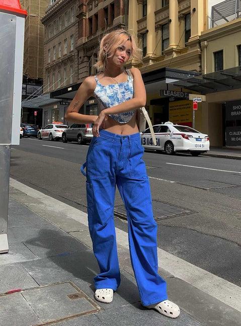 Miami Vice Pants Blue Product Image
