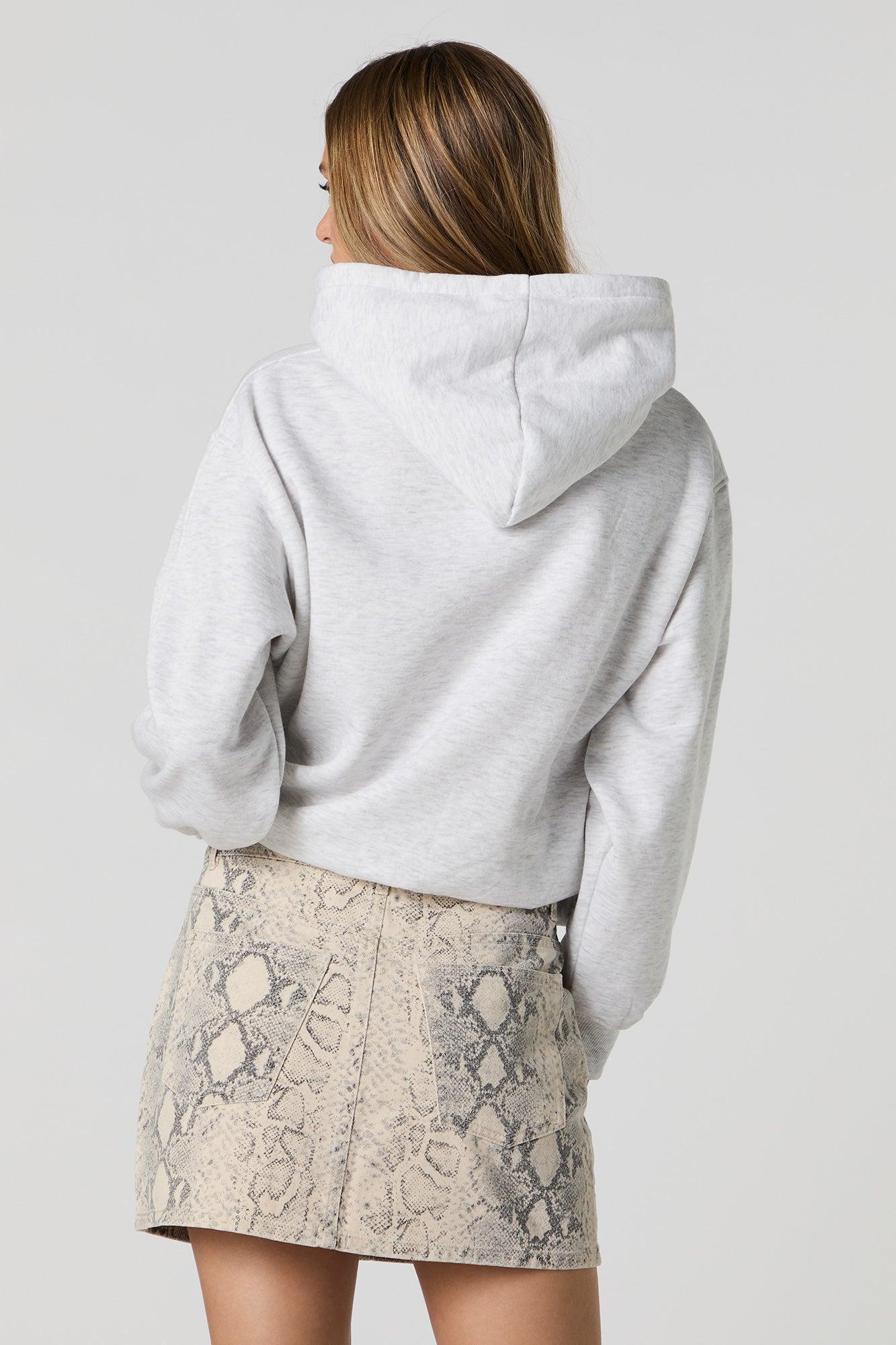Printed Denim Mini Skirt Female Product Image