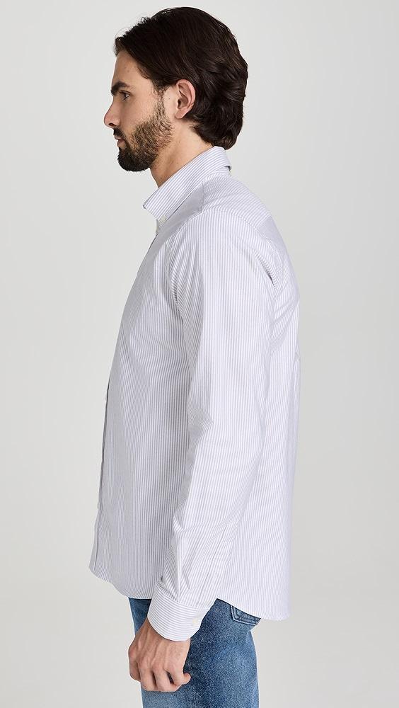 Les Deux Konrad Stripe Oxford Shirt | Shopbop Product Image