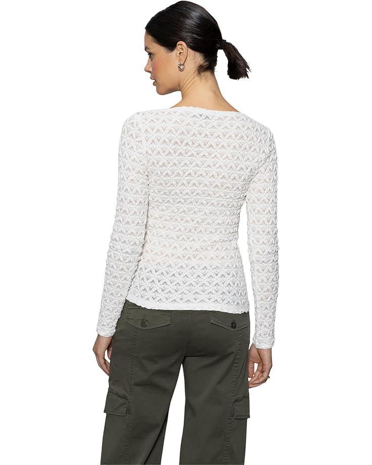 Women's Sanctuary Long Sleeve Boatneck T-shirt Product Image