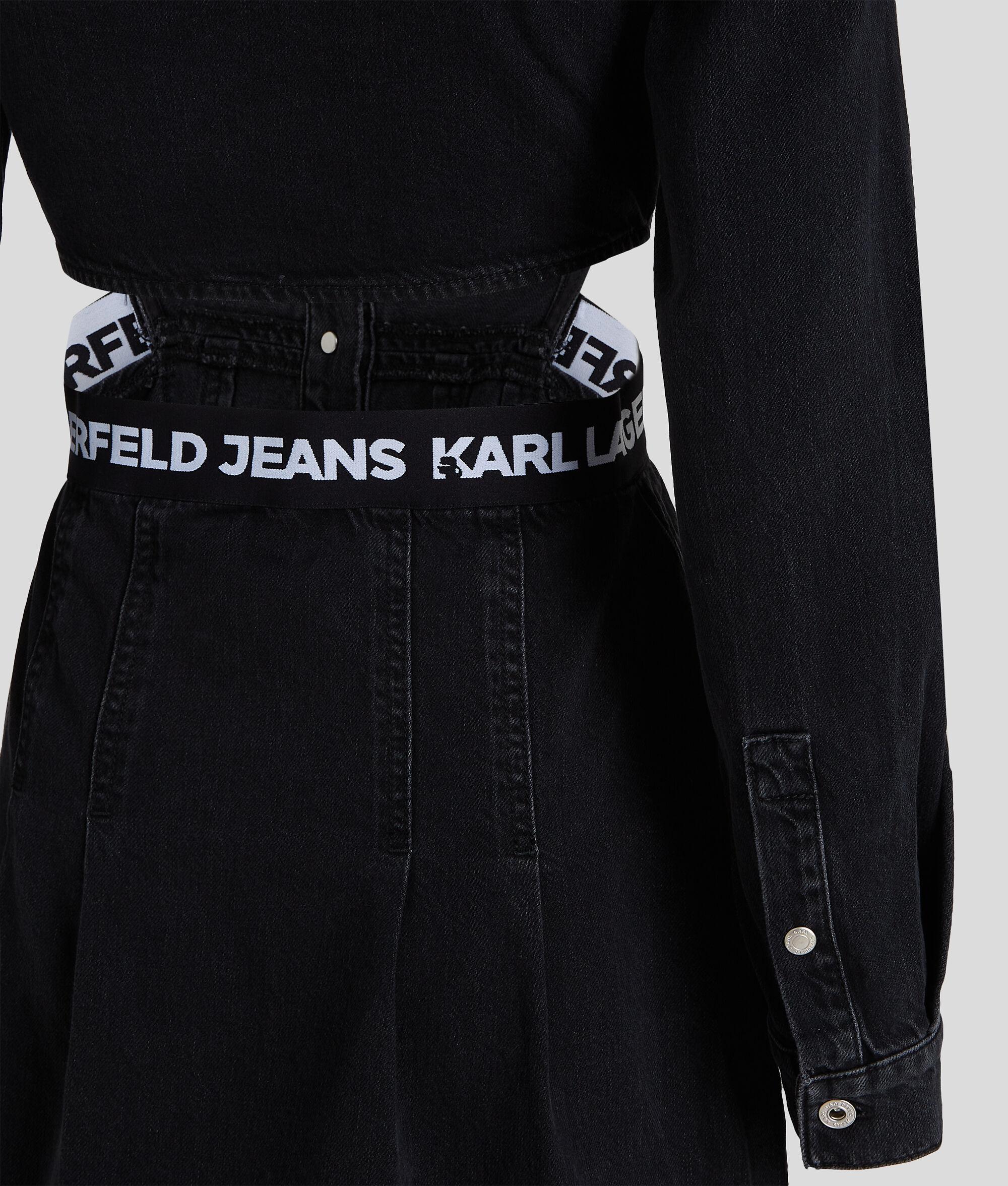 DENIM CUTOUT DRESS Product Image
