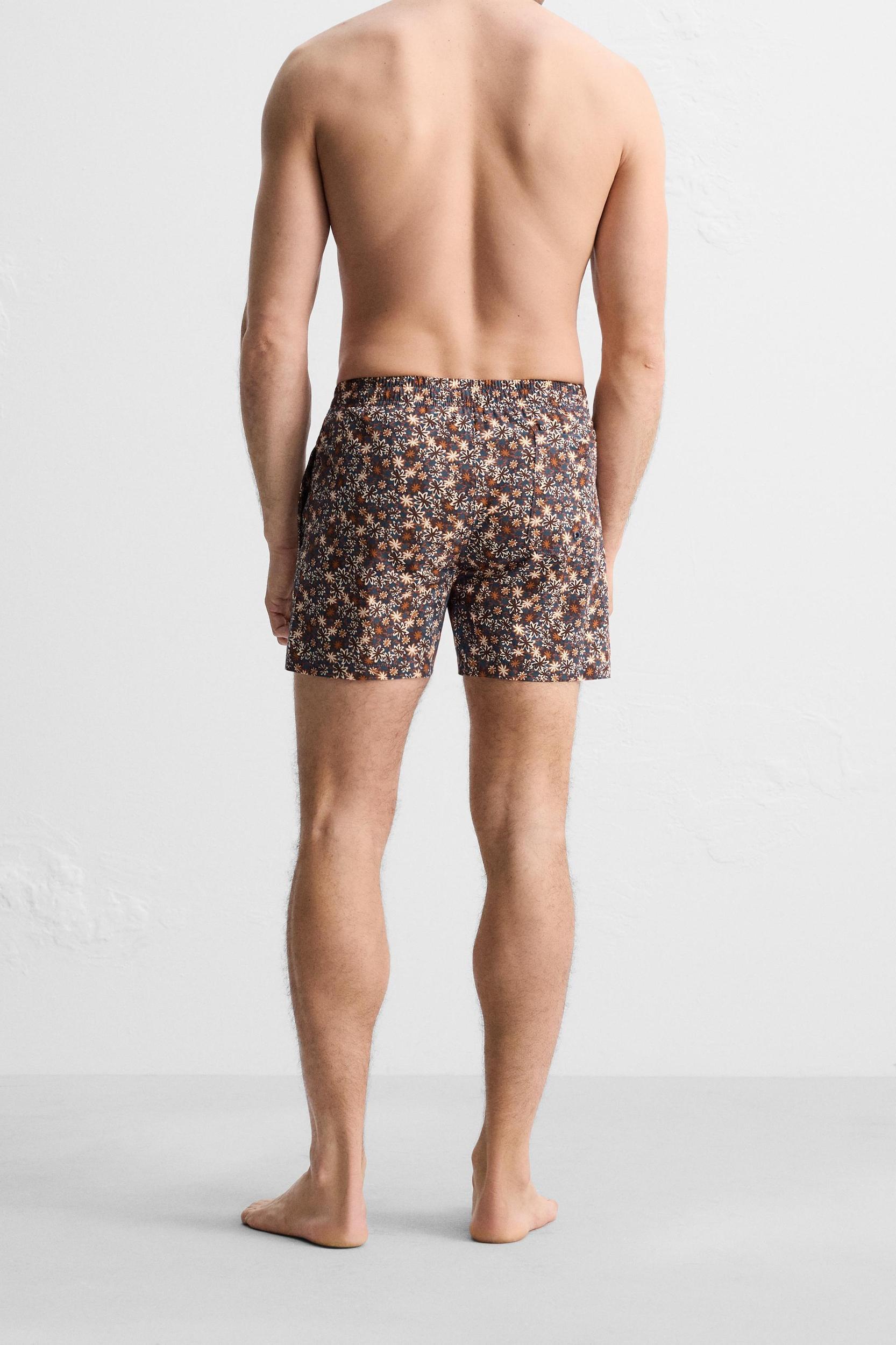REGULAR FLORAL PRINT SWIMSUIT Product Image