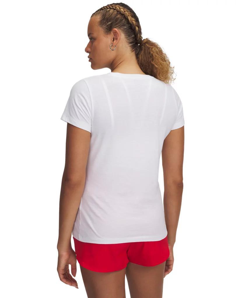 UA Performance Cotton Collegiate Womens T-Shirt Product Image