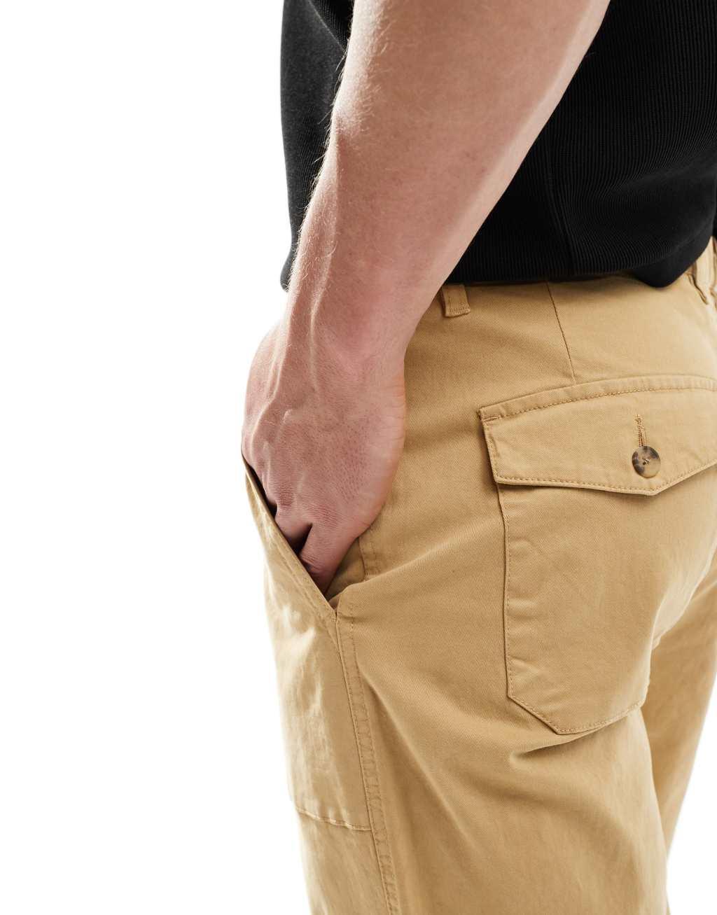 Scalpers metro pants in camel - tan Product Image